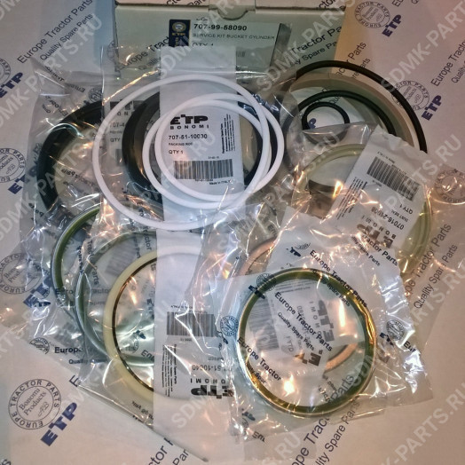 Ремкомплект гидроцилиндра ковша KOMATSU PC300-8 707-99-58090