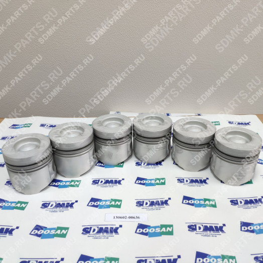 Поршень 65.02501-0410, 130602-00636 DOOSAN DX225LCA 65.02501-0440 3
